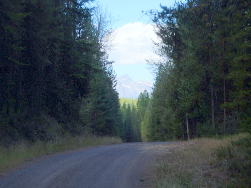 GDMBR: Southwest bound (approaching Richmond Peak, MT).